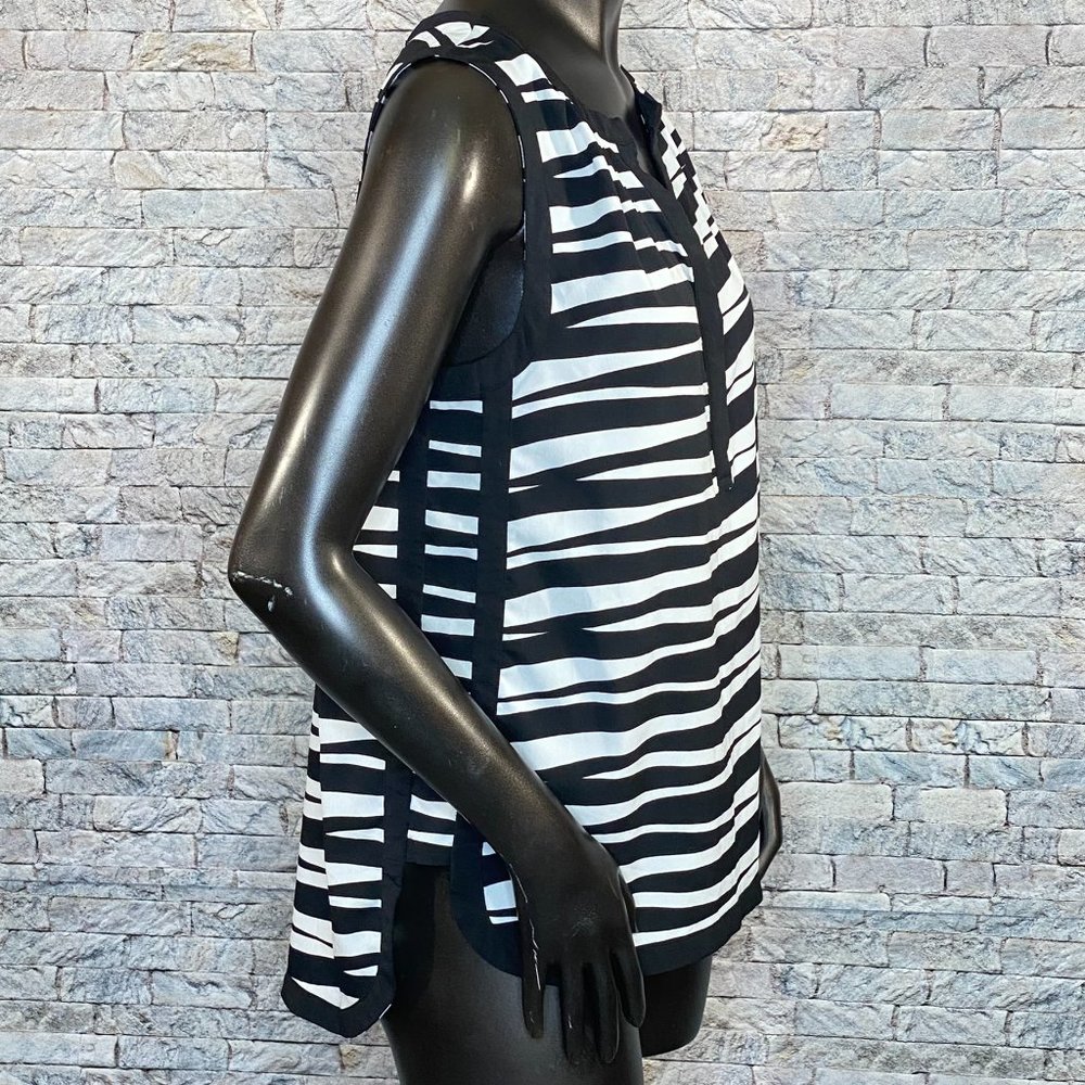 Attention Striped Pull Over Blouse - Picture 3 of 6